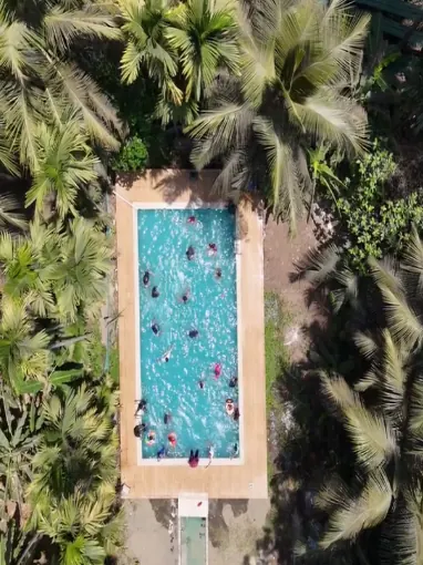 Kelwe beach resort with swimming pool